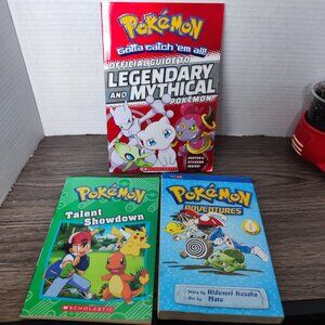 Pokemon books Adventures , Talent Showdown , Legendary and Mythical guide